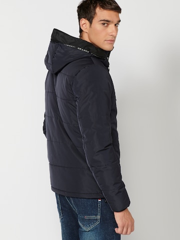 KOROSHI Between-Season Jacket in Blue