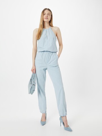 PULZ Jeans Jumpsuit 'ELLIE' i blå