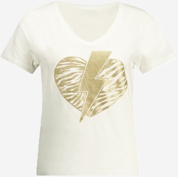 T-shirt 'Lovers' Deeluxe en blanc : devant