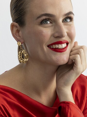 Luxenter Earrings 'Liodas' in Brown