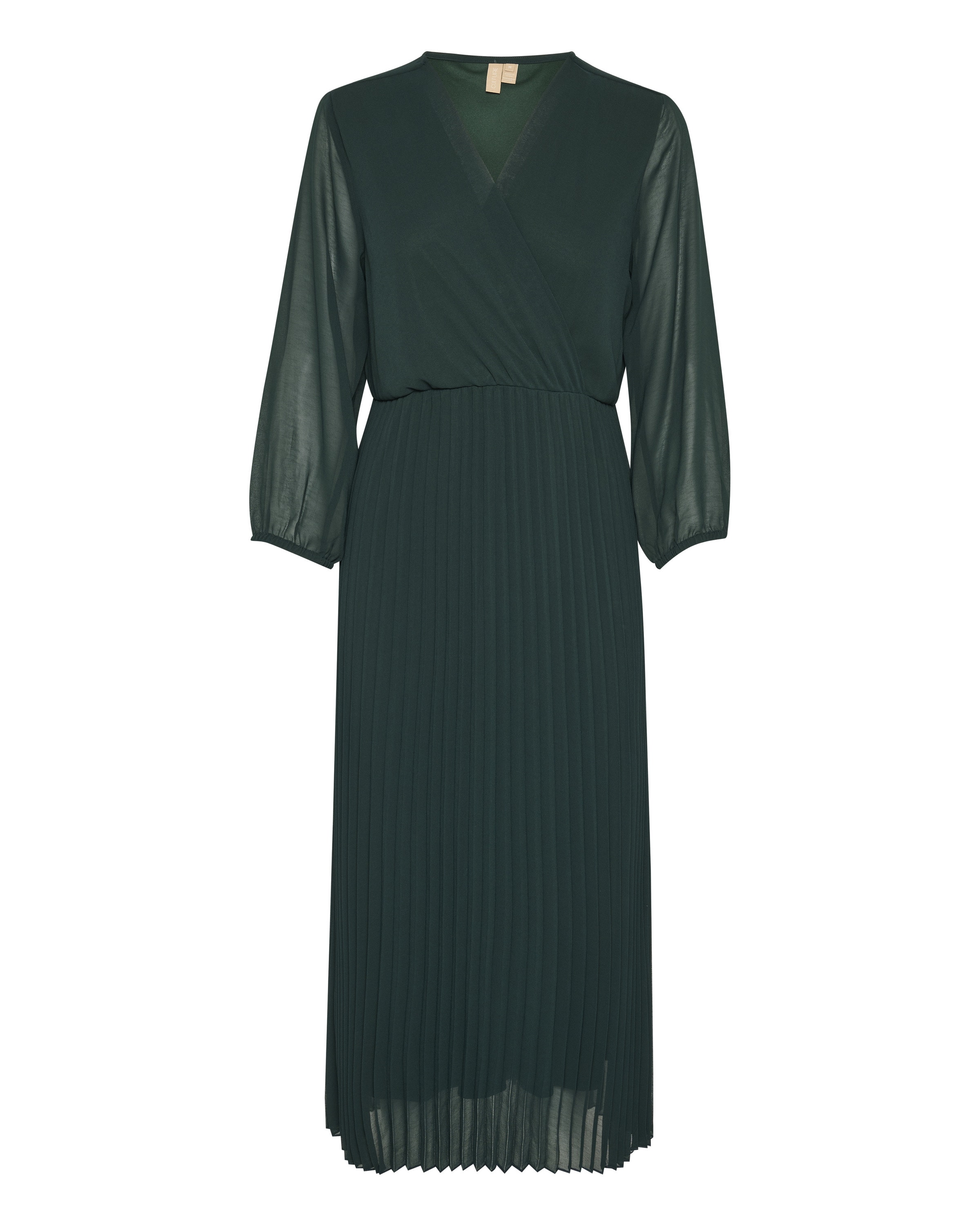 CULTURE Kjole 'CU Kila' i mørkegrøn, Produktvisning