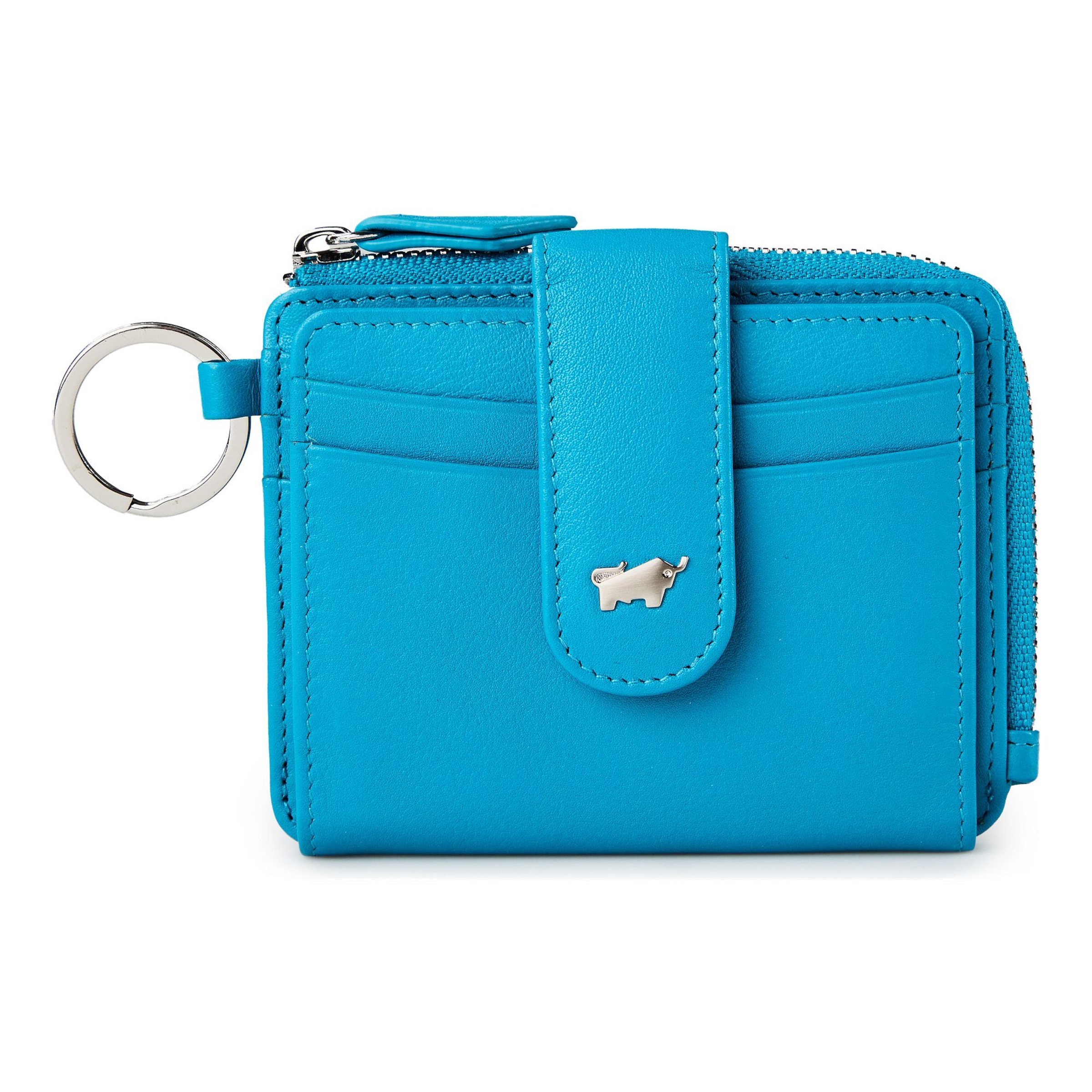 Portamonete 'Joy' di Braun Büffel in blu: frontale