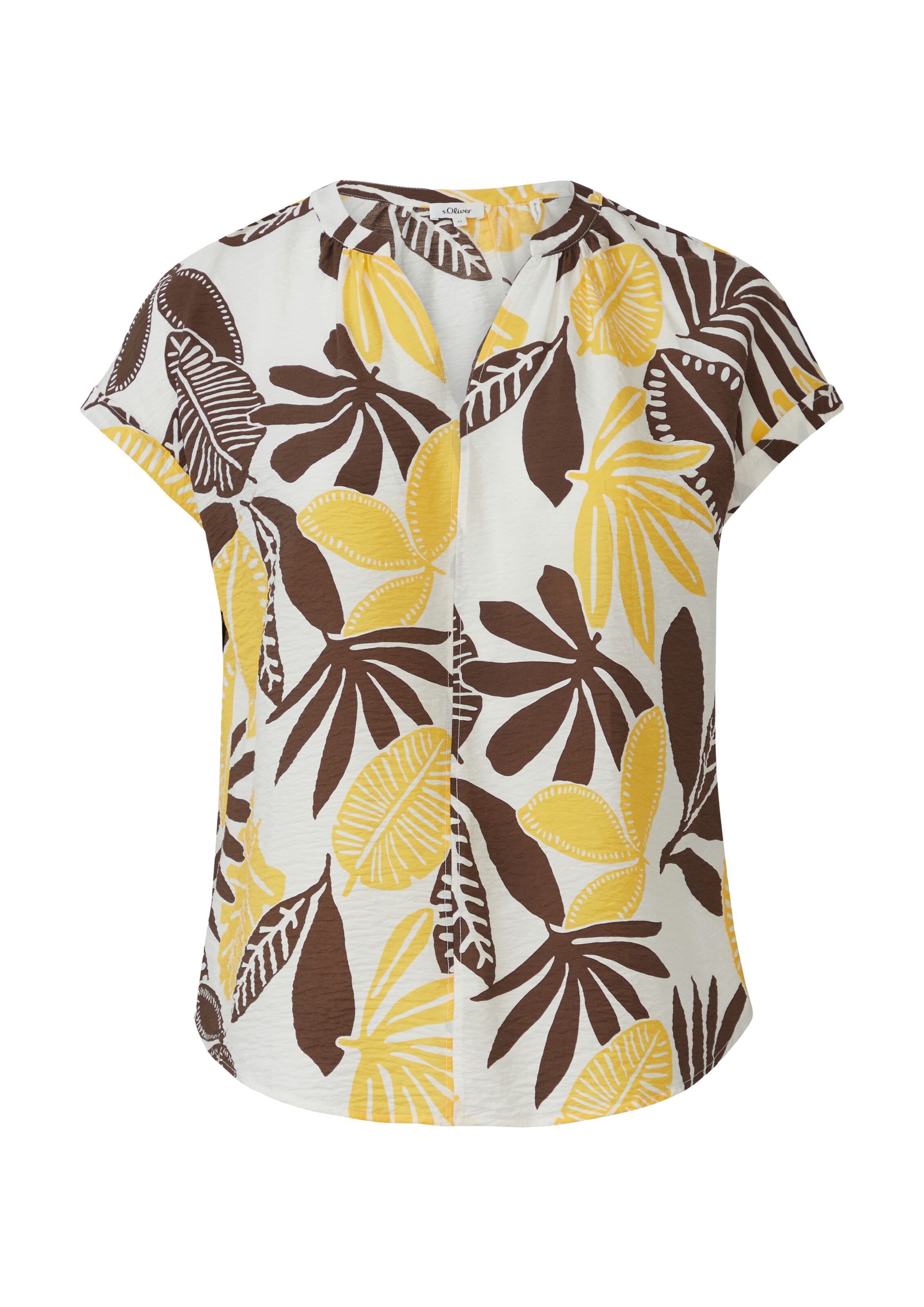 s.Oliver Blouse in Beige: voorkant