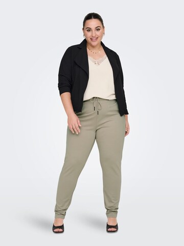 ONLY Carmakoma Tapered Broek in Groen