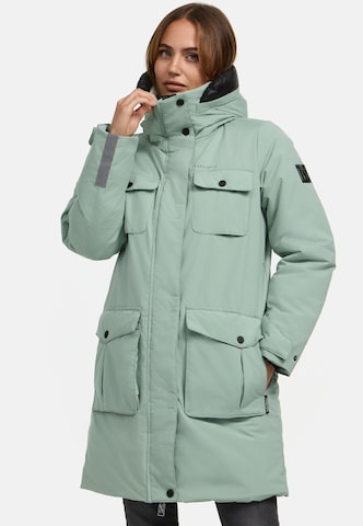 Parka d’hiver 'Eissturm 14' NAVAHOO en vert : devant