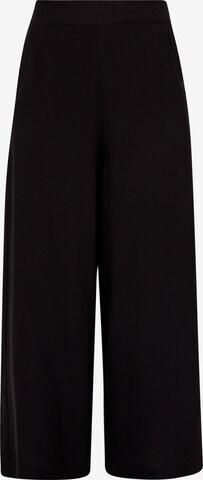 QS Wide leg Trousers in Black: front