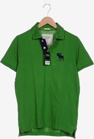 Abercrombie & Fitch Poloshirt L in Grün: predná strana