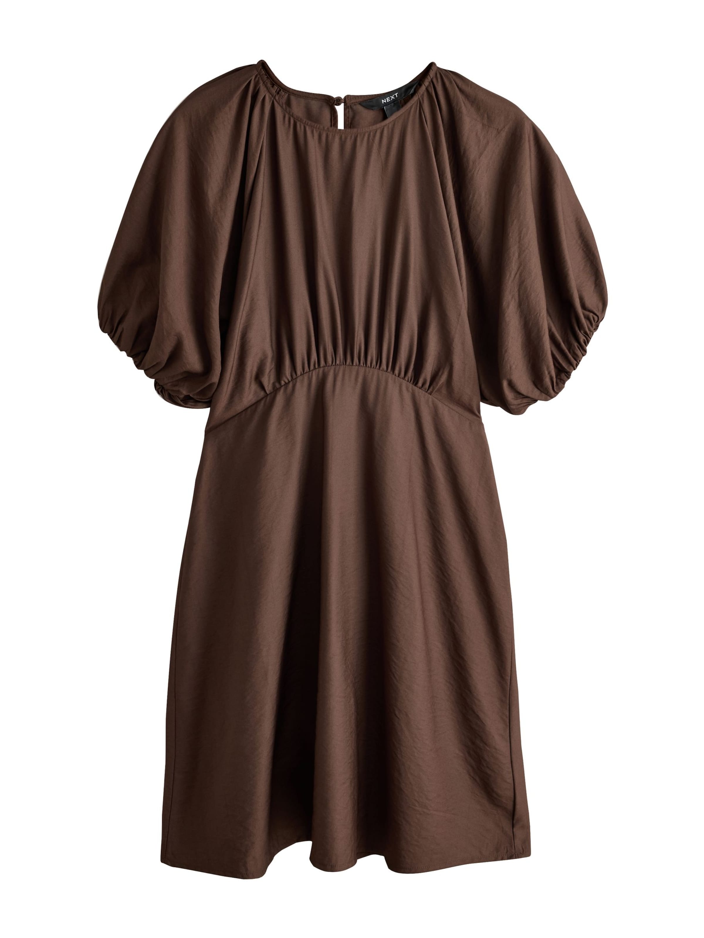 Next - Vestido en marrón: frente