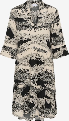 SAINT TROPEZ Jurk 'Eda' in Zwart: voorkant