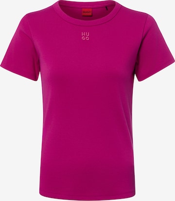HUGO T-Shirt ' Deloris ' in Pink: Vorderseite