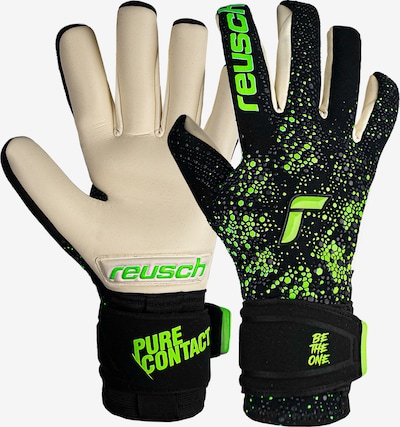 REUSCH Sporthandschoenen in de kleur Crème / Groen / Zwart, Productweergave