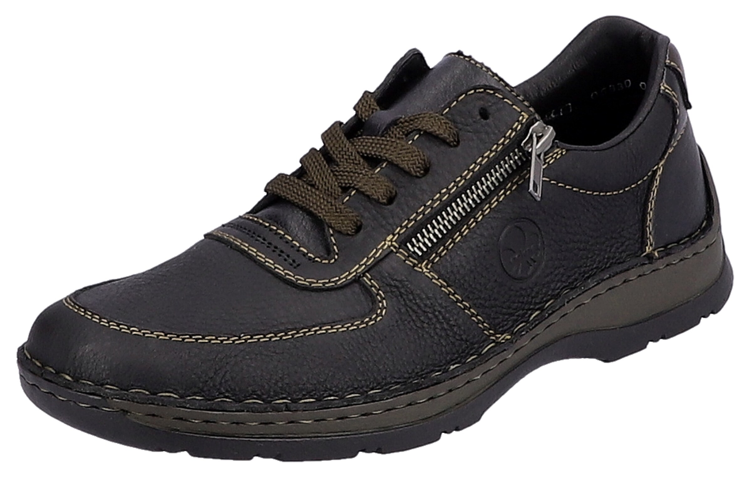 Chaussure de sport à lacets Rieker en marron : devant