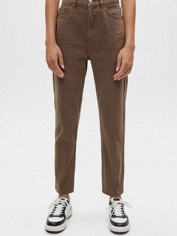 Pull&Bear Szabványos Farmer - barna