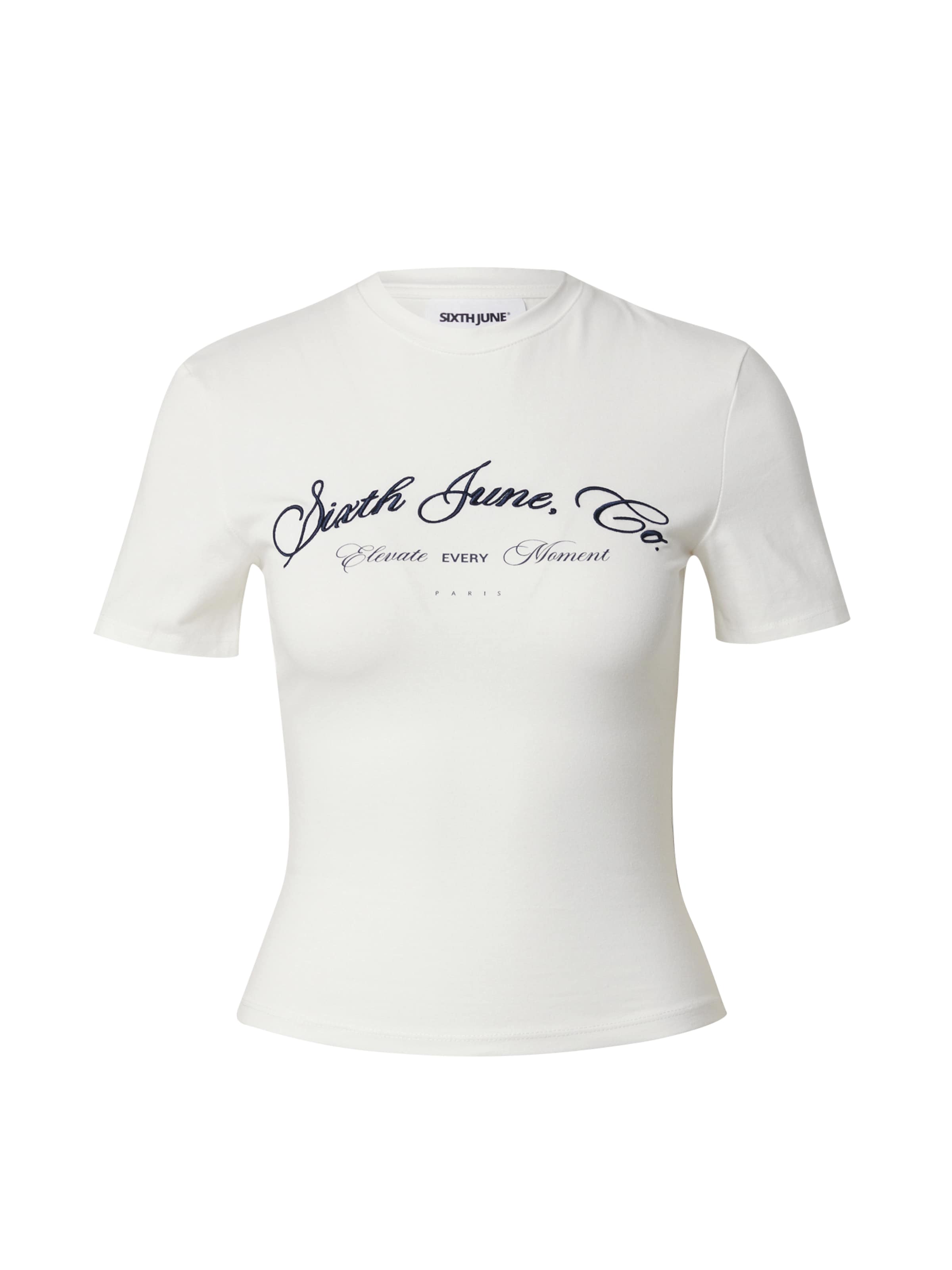 Sixth June - Camisa em branco: frente