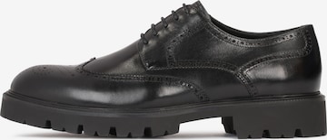 Kazar Lace-Up Shoes in Black: front