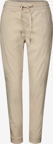 STREET ONE Slim fit Pants in Beige: front
