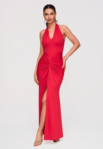 Robe de soirée 'LA-OM-DLR342' Ombre en rouge : devant