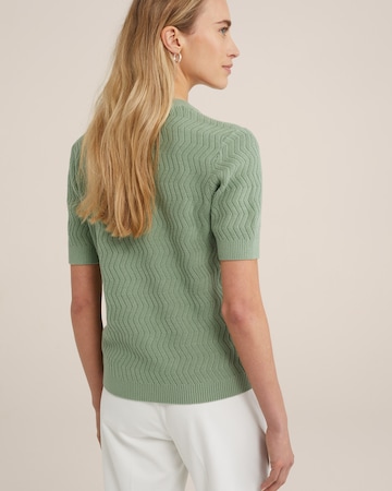 WE Fashion Pulover | zelena barva