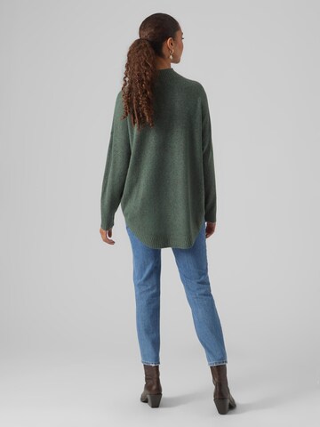 VERO MODA Sweter 'Plaza' w kolorze zielony