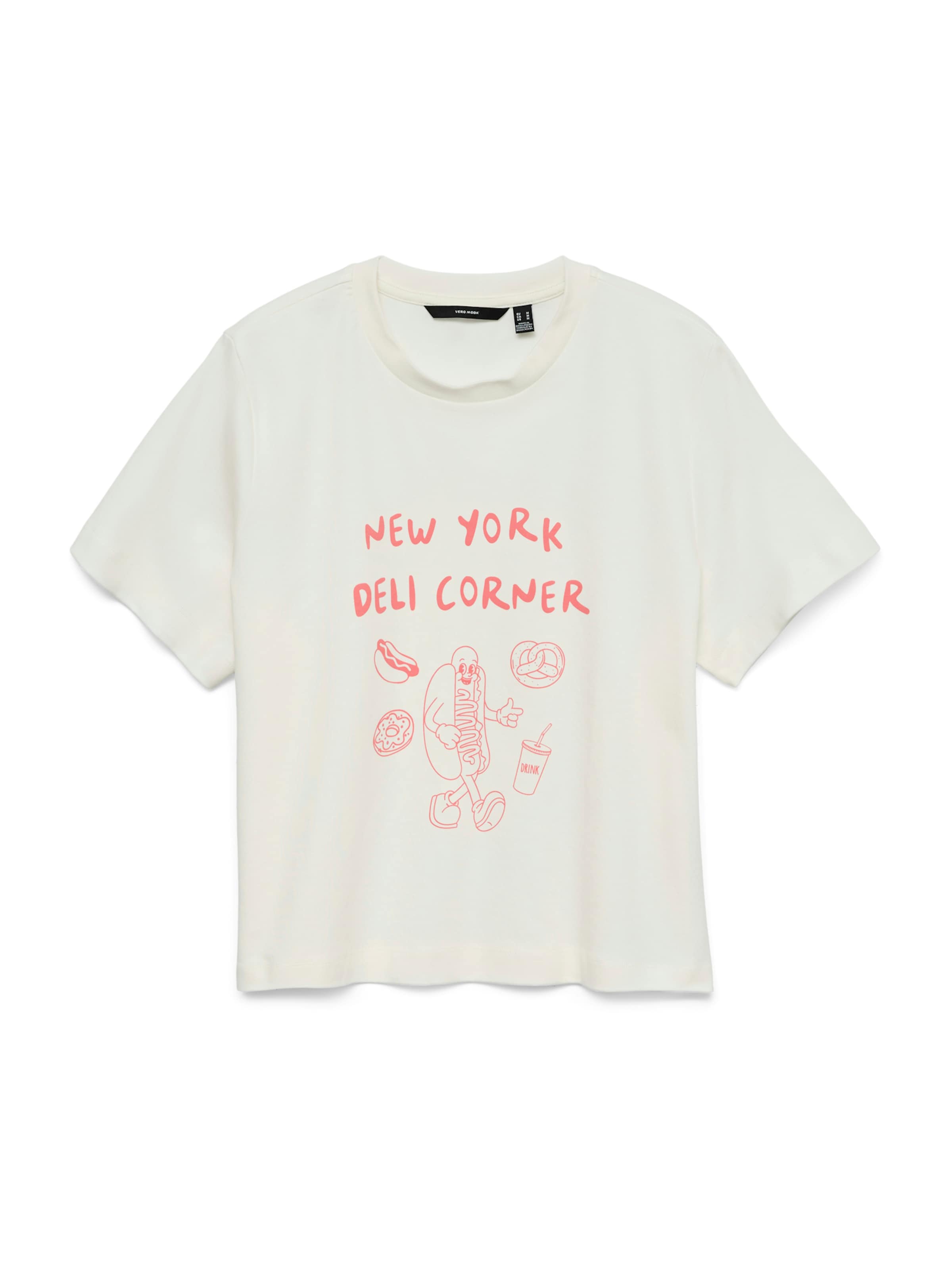 Tricou de la VERO MODA pe alb: față