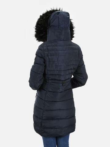 NAVAHOO Wintermantel in Blauw