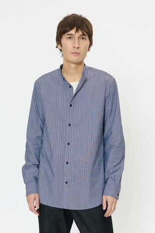 Coupe regular Chemise 'MAbruce' Matinique en bleu : devant