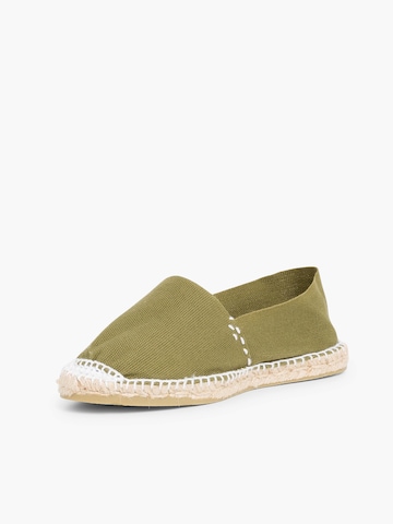 Sandales Pisamonas en vert : devant