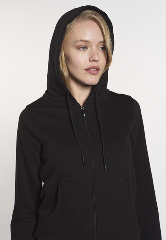 DENIM CULTURE Zip-Up Hoodie 'Yasenia' in Black