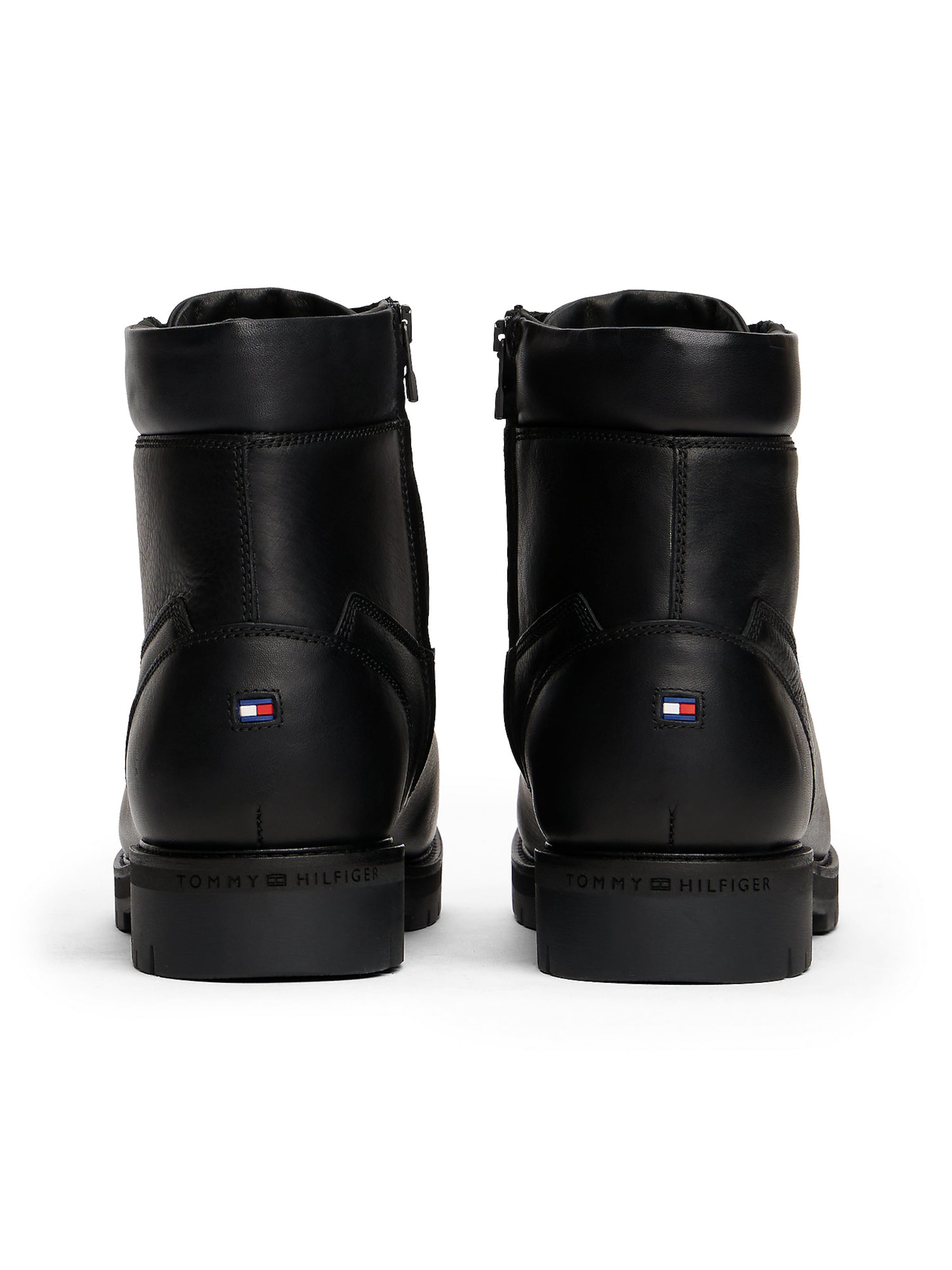 Bottines à lacets TOMMY HILFIGER en noir