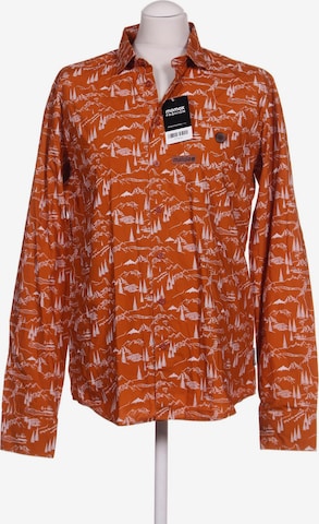 Maloja Button Up Shirt in M in Orange: front