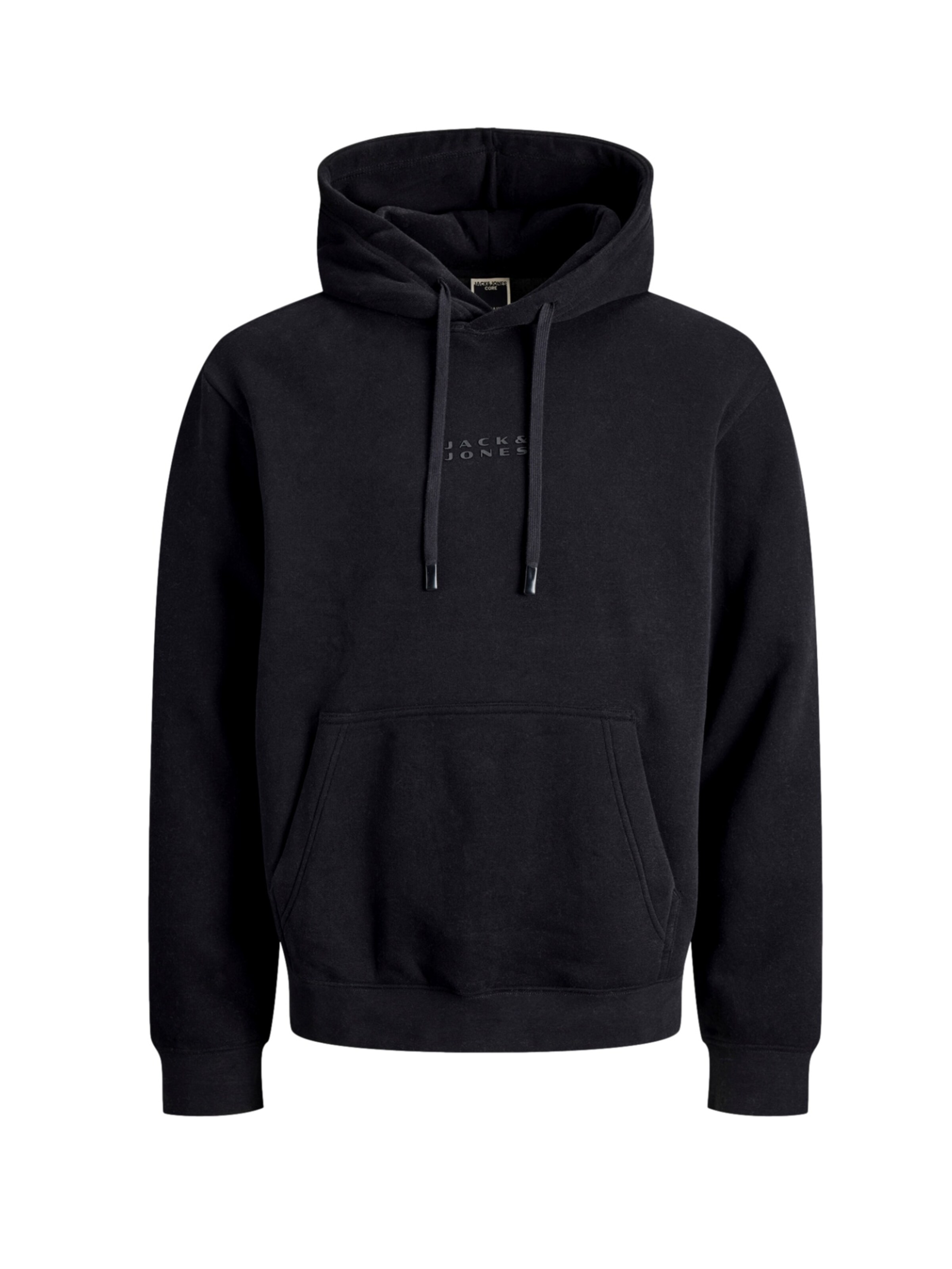 JACK & JONES Sweatshirt 'Point' in schwarz, Produktansicht