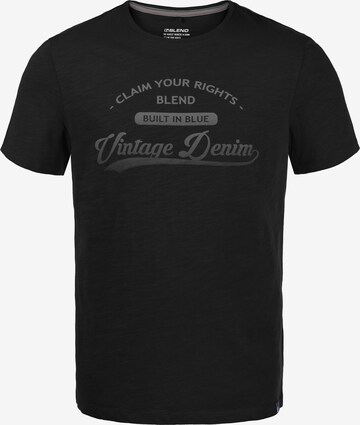 BLEND Shirt 'PILO' in Zwart: voorkant