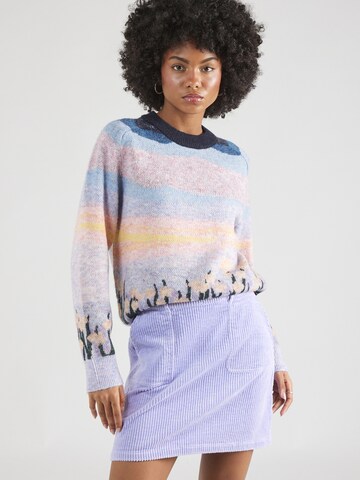 florence by mills exclusive for ABOUT YOU Sweater 'Flurry' in Mixed colours: front