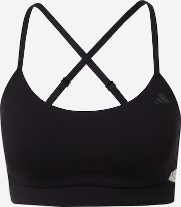 ADIDAS PERFORMANCE Bralette Sports bra in Black: front