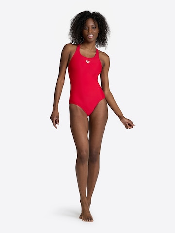 ARENA - Bustier Bañador de natación 'DYNAMO' en rojo