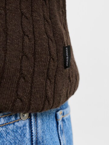 JACK & JONES Pullover 'JJEEMIL' i brun