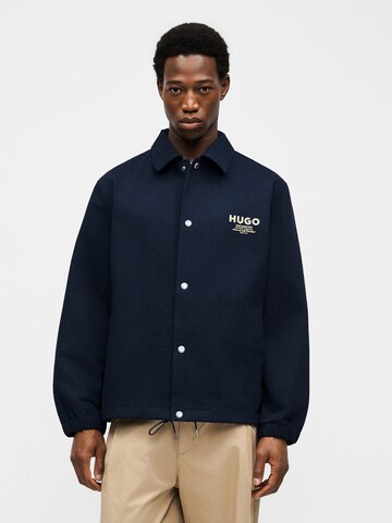 HUGO Демисезонная куртка 'Biyo' в Синий: спереди