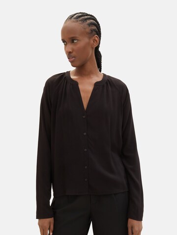 TOM TAILOR DENIM Blouse in Black