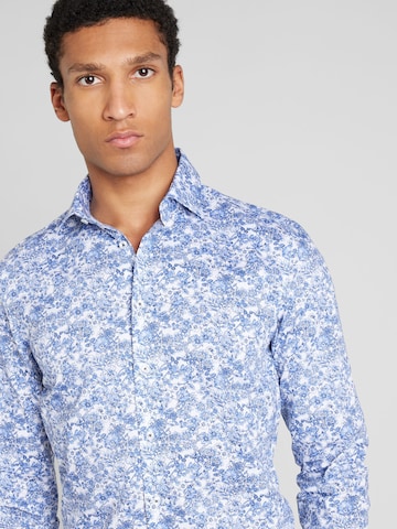 SEIDENSTICKER - Regular Fit Camisa 'New Kent' em azul