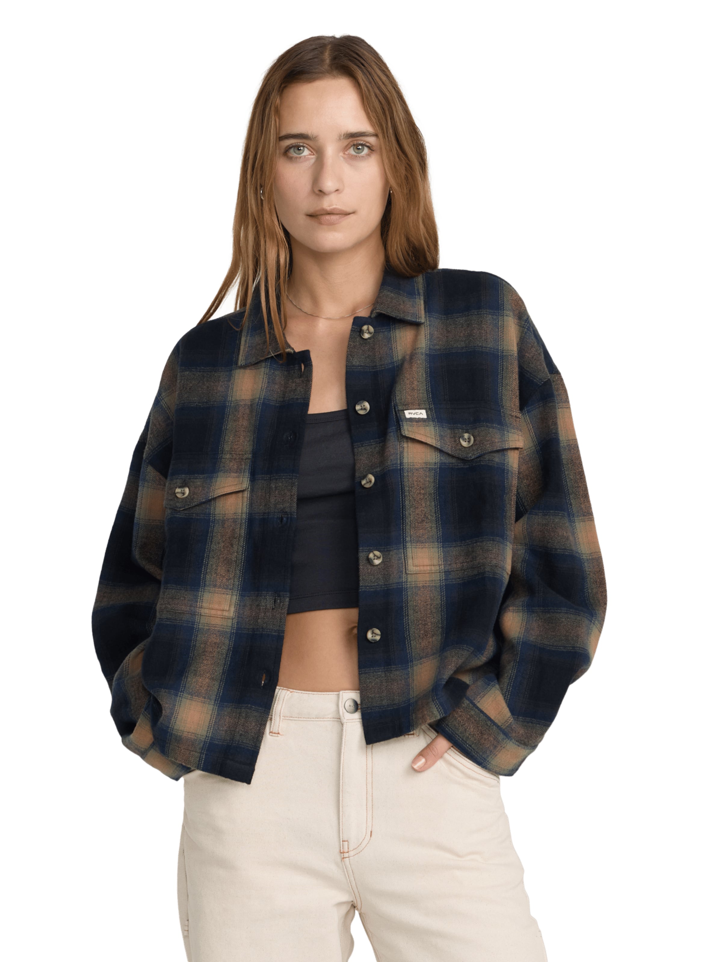 RVCA Blouse in Black: front
