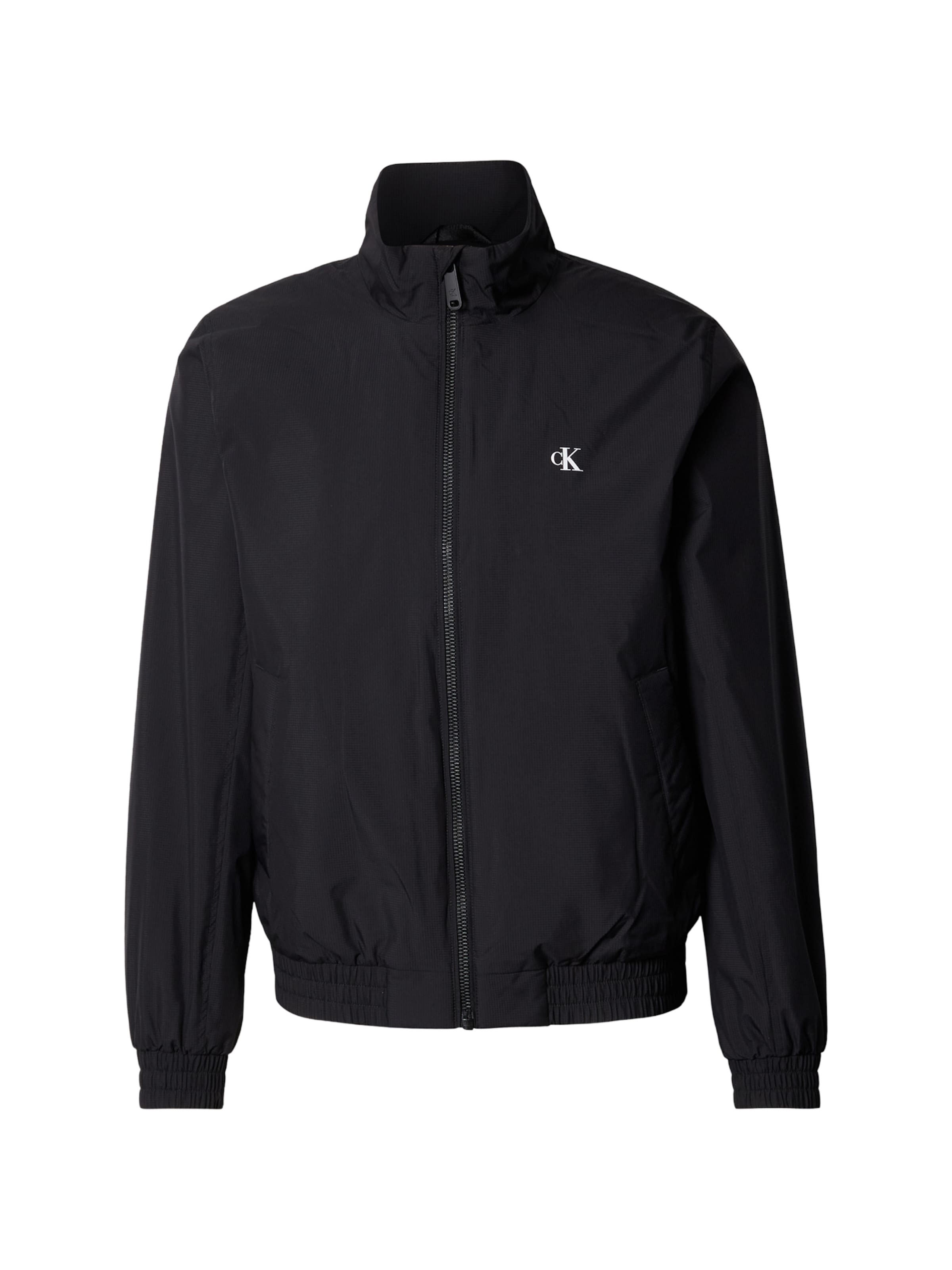 Calvin Klein Jeans Демисезонная куртка в размере L в Черный / Белый, Обзор товара