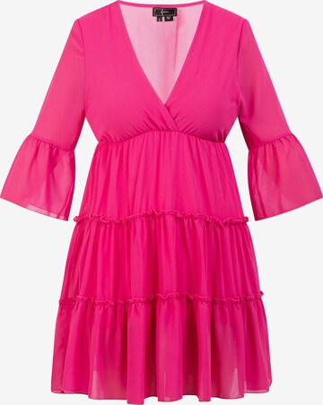 Robe faina en rose : devant