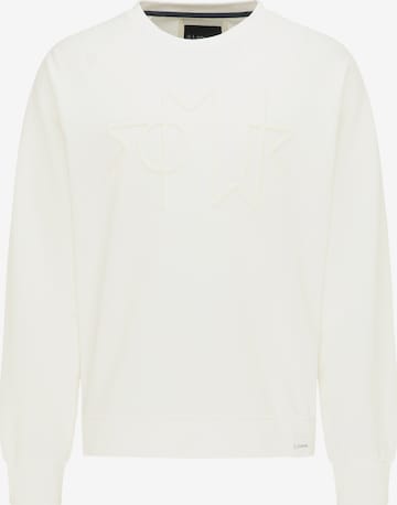 SOMWR Sweatshirt 'FRESH SWEATER' in White: front
