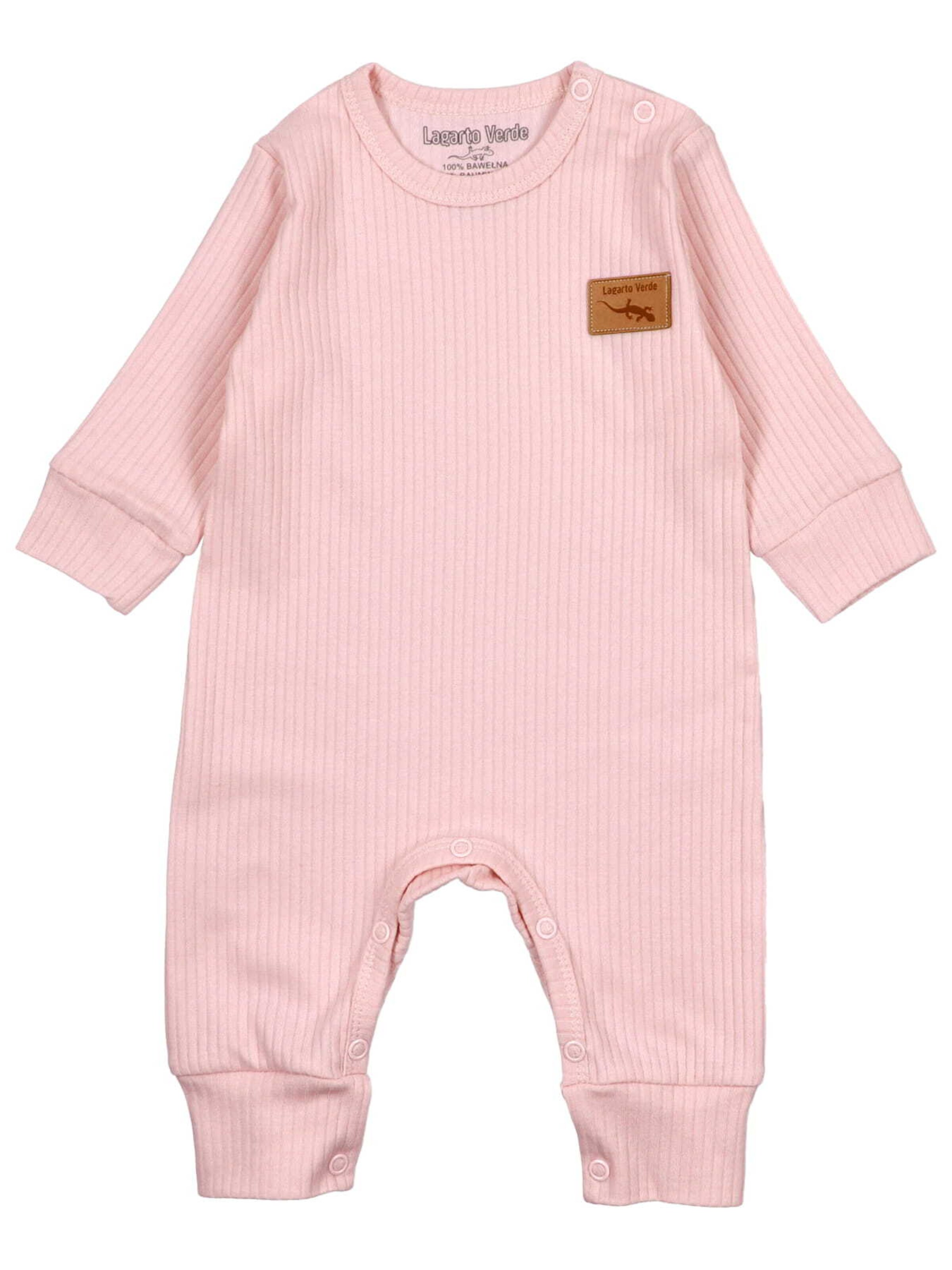 Lagarto Verde Romper/Bodysuit in Pink: front