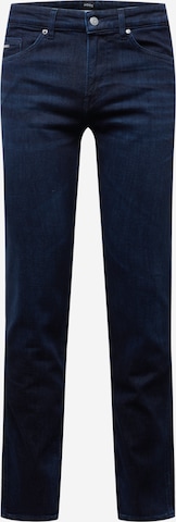 Skinny Jean 'Delaware' BOSS Black en bleu : devant