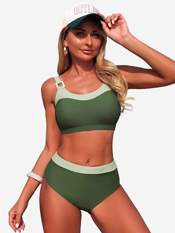 Magicshe Bikini‌‌‌‌‌ in Grün: Vorderseite