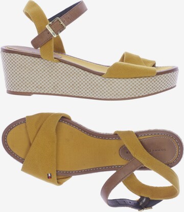 TOMMY HILFIGER Sandals & High-Heeled Sandals in 40 in Yellow: front