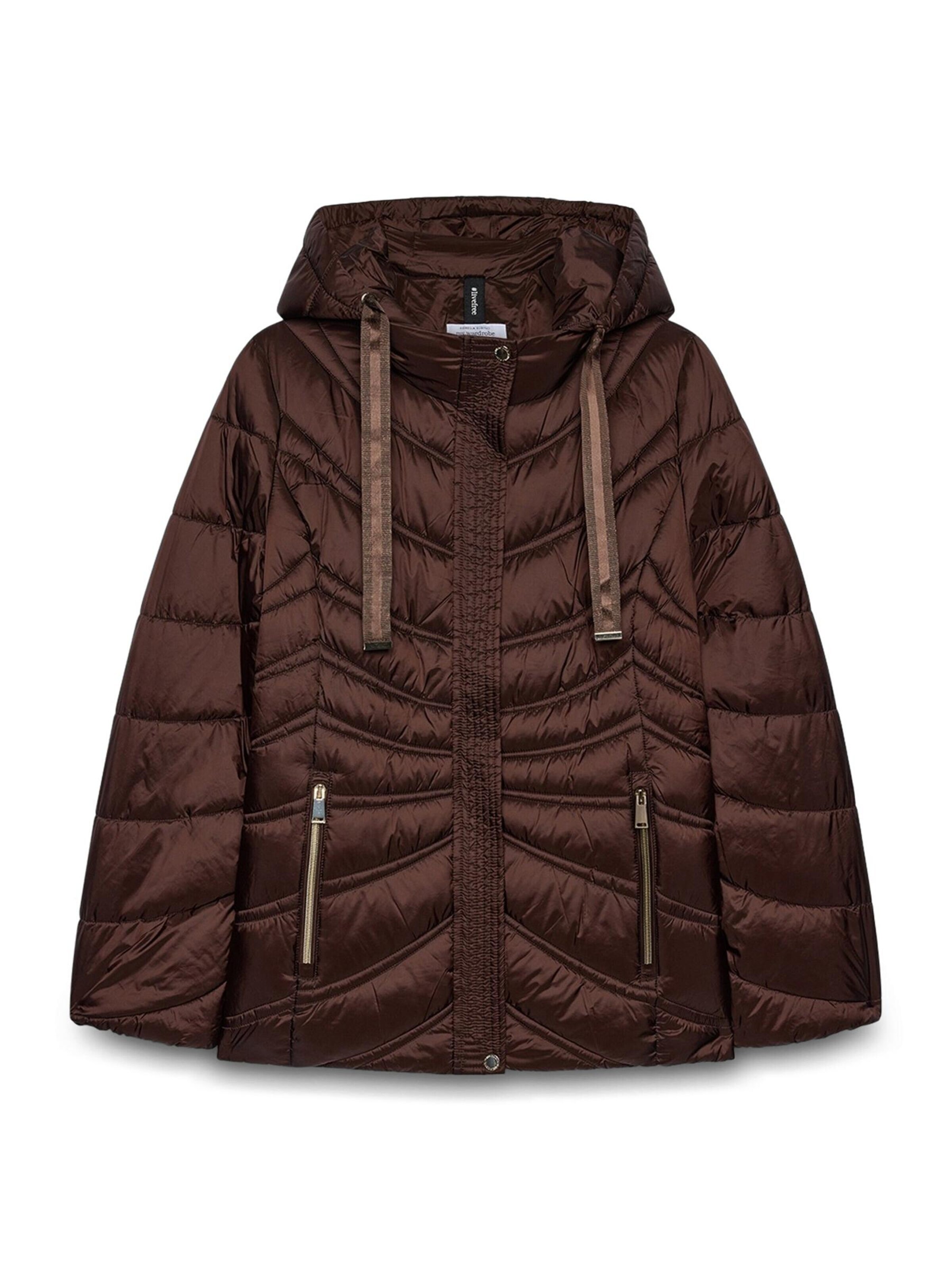 Fiorella Rubino Winter jacket in Brown: front