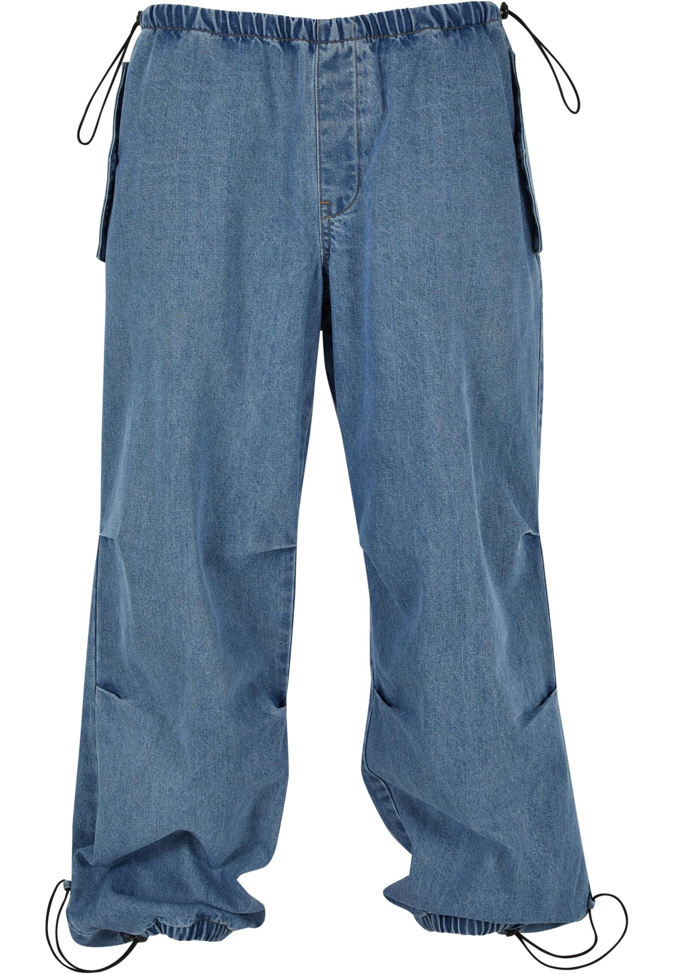Urban Classics Wide leg Jeans in Blue: front