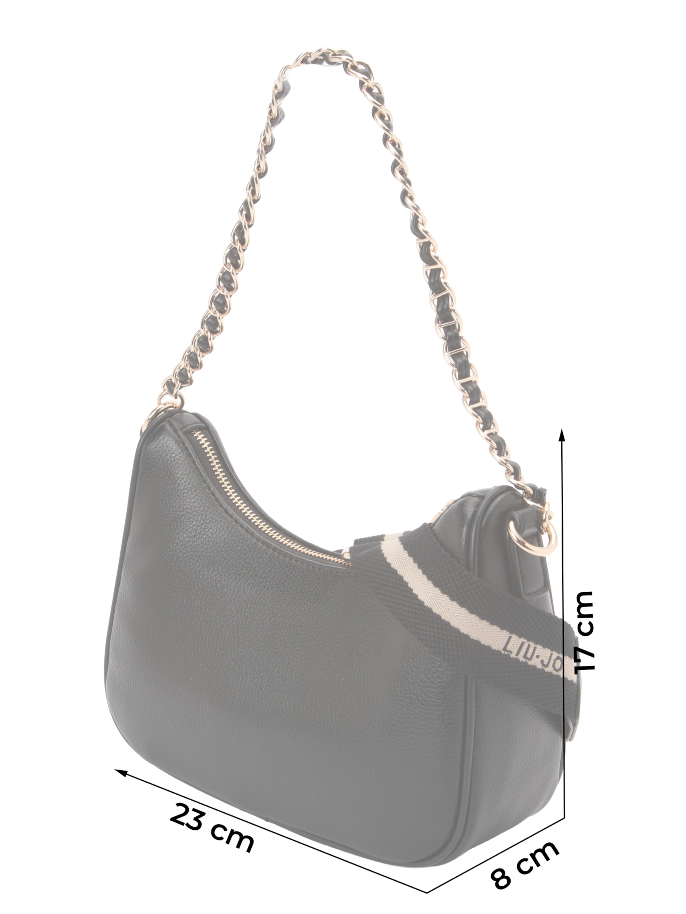 Sac bandoulière 'ECS S' Liu Jo en noir